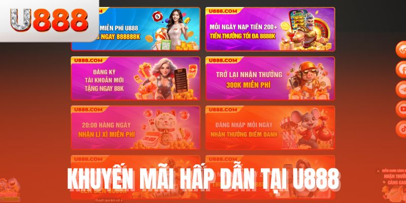 Khuyến mãi hấp dẫn tại U888